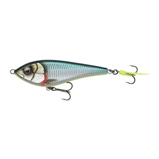 Savage Gear Deviator Swim 10.5cm 35g Hundimiento Lento Verde Plata 1 Savage Gear Deviator Swim 10.5cm 35g Hundimiento Lento Verde Plata